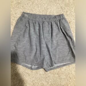 lululemon athletica Men's Heathered Gray Athletic Shorts